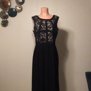 Black long gown